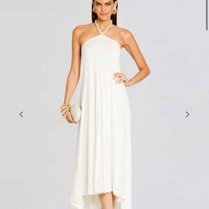 Retrofete Maryam Pearl Halter Dress